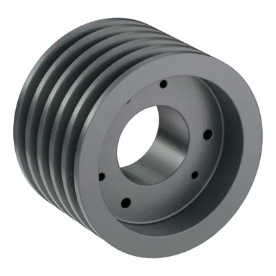 OEM V-Belt Pulley: B58 - Bushed-Bore Cast-Iron V-Belt Pulleys