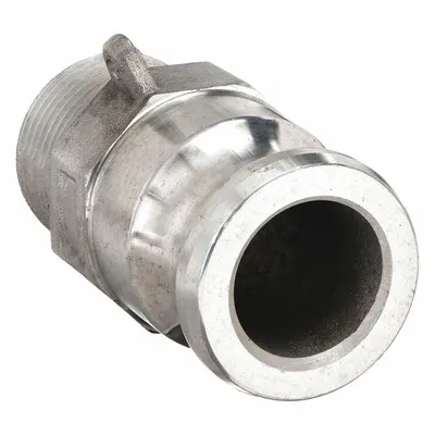 OEM Cam and Groove Adapter: 2 in Coupling Size, 2 in Hose Fitting Size - Type F Aluminum Cam & Groove Fittings