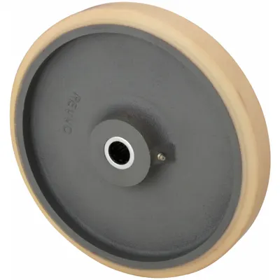 OEM Caster Wheel: 12 in Wheel Dia - Polyurethane Tread on Iron Core Wheels