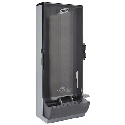 DIXIE Knife Dispenser: Series B, Lever, Wall, 24 3/4 in Ht, 8 3/4 in Dp - Series B Cutlery Dispensers