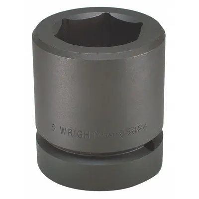 WRIGHT Impact Socket: 2 1/2 in Drive Size, SAE, 4 3/8 in Socket Size, 6-Point - 2-1/2" Drive Impact Sockets