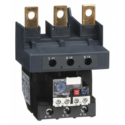 SCHNEIDER Overload Relay: Thermal Protection, 3 Poles, 1NO/1NC, Phase Loss Sensitivity - IEC Thermal Overload Relays