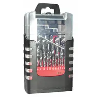 APPROVED VENDOR Jobber Length Drill Bit Set: 24 Pc, 1 mm to 12.5 mm by 0.5 mm, 118° 4-Facet Point (MPN 450-000024B)