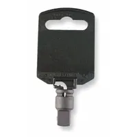 WESTWARD Impact Socket Adapter: 1/4 in Input Drive Size, Manganese Phosphate, Square (MPN 4PRE4)