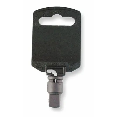 WESTWARD Impact Socket Adapter: 1/4 in Input Drive Size, Manganese Phosphate - 1/4" Drive Impact Socket Adapters