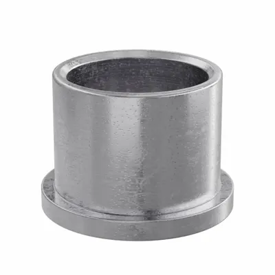 OILITE Flanged Sleeve Bearing: Iron-Copper, SAE 863, 1 1/4 in Bore, 1 1/2 in OD - Lubricated General Purpose Metallic Flanged Sleeve Bearings