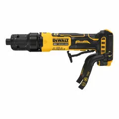 This 20V DC cordless die grinder features a brushless motor and paddle switch, delivering a maximum speed of 24,500 RPM. The straight barrel grip design provides control for grinding, deburring, and finishing metal surfaces. Suitable for fabrication, welding prep, and maintenance tasks requiring cordless mobility.