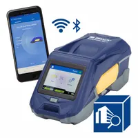 Portable Printer: Facility Safety Identification, Bluetooth Connected, 2", AC Adapter/USB Cable (MPN M611-SFID)
