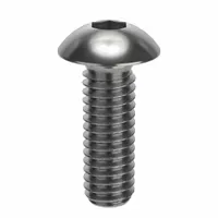 Socket Head Cap Screw: M4x0.70 Thread Size, 12 mm Lg, Button, NL-19, Stainless Steel, 18-8, 100 PK (MPN FBMBHSCAPS412P100)
