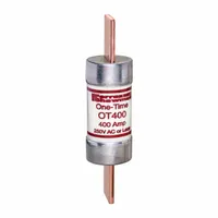 MERSEN Fuse: Class K5, OT Series, Fast-Acting, 400 A, 250 V AC, 250 V DC, Non-Indicating (MPN OT400)