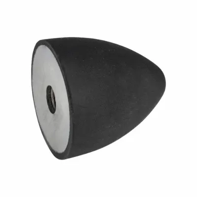 JW WINCO Vibration-Isolating Mount: Conical, Natural Rubber - Female x Non-Threaded Vibration-Isolating Mounts
