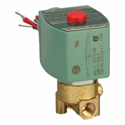 REDHAT Solenoid Valve: 2-Way, Normally Closed, 1/8 in Pipe Size, 220V AC/240V AC - 2-Way/2-Position, Normally Closed Solenoid Valves