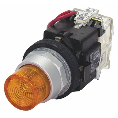 EATON Illuminated Push Button: Illuminated, Extended Profile, Metallic, 30 mm - Illuminated Extended-Length Push Buttons