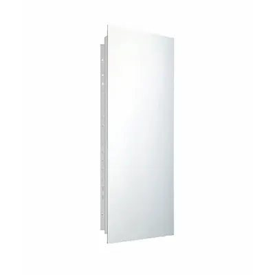 KETCHAM Mirrored Medicine Cabinet: Rectangular, Glass, 36 in Overall Ht, 16 in Overall Wd - Mirrored Medicine Cabinets