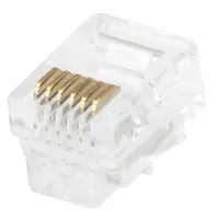 MONOPRICE Modular Plug: Modular Plug RJ12, Solid, 50pk Pack Size, 50 (MPN 7271)