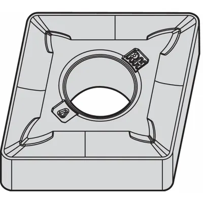 WIDIA Diamond Turning Insert: CNMG543RH - Diamond Indexable Turning Inserts