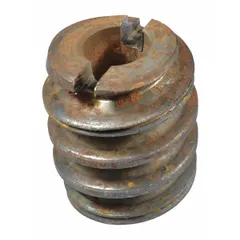 This DAYTON worm wheel is a replacement gear for Dayton-brand material handling equipment, specifically the 1DJN4 model. It transmits motion in gearboxes to support conveyor systems and industrial machinery.