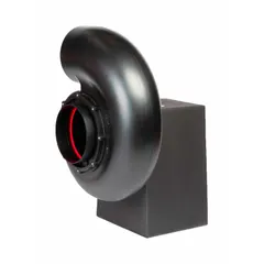 Direct-drive blower with 11 7/8 in wheel diameter, includes drive pack. 3/4 hp, 230/460V AC, 3-phase, totally enclosed motor with CCW rotation. For ventilation in corrosive or hazardous environments.