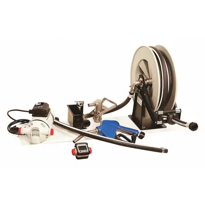LIQUIDYNAMICS INC. Electric Drum Pump: 115 V AC, 1/10 hp HP, Polypropylene - Drum-Mount DEF Dispensing Pump Systems