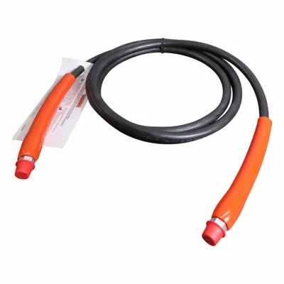 POWER TEAM Hydraulic Hose: 1/4 in ID, NPTF x NPTF, 10 ft Lg, 3/8 in x 3/8 in Fitting Size - Power Team Braid-Reinforced Hose Assemblies