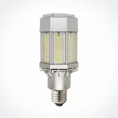 This 35-watt LED lamp with a medium screw (E26) base operates at 120 to 277 volts and delivers a 5400K color temperature. Its shatter-resistant construction makes it suitable for industrial lighting applications such as warehouses, factories, and parking garages.