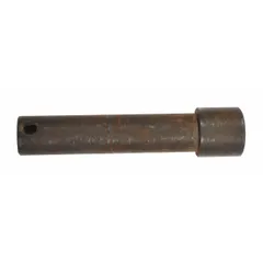 This clevis pin is a replacement part for material handling equipment, designed to fit Dayton brand models. It is used to secure linkages in hoists or trolleys, ensuring proper mechanical connection in lifting applications.