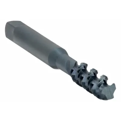 CLEVELAND Spiral Flute Tap: 1/4"-28 UNF, H3 / 2B, 3 Flute, Bottoming Chamfer (MPN C58443) - General Purpose Spiral-Flute Taps