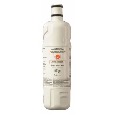 WHIRLPOOL Quick-Connect Water Filter: 7 1/2 in Overall Ht (MPN EDR2RXD1) - Quick-Connect Ice Machine & Refrigerator Water Filters
