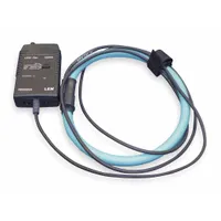 Flexible current probe with 11.5-inch jaw opening for clamping around large conductors or busbars. Proprietary connector type. Safety rated CAT III 1000V for use in industrial electrical power testing, power quality analysis, and load monitoring