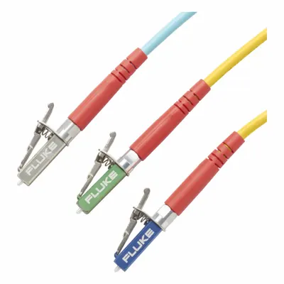 FLUKE NETWORKS Test Reference Cord: Test Reference Cable, SRC-9-LCLC-0.3M-M, Single-Mode - Fiber Optic Test Cables