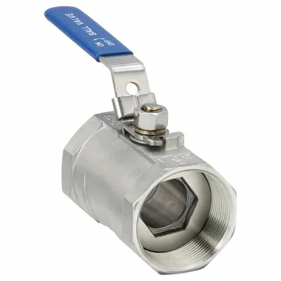 USA INDUSTRIALS 2 in 304 Stainless Steel One-Piece Straight Ball - Stainless Steel Ball Valves