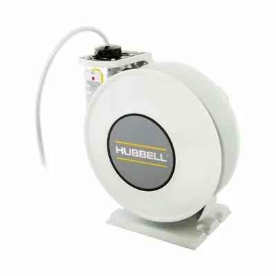 HUBBELL WIRING DEVICE-KELLEMS Hardwired Self-Retracting Cord Reel - Hardwired Self-Retracting Cord Reels