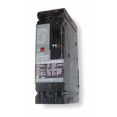 The Siemens HED42B090 is a 90 A molded case circuit breaker from the HED4 series, designed for overcurrent protection in electrical distribution systems. It has a maximum interrupting rating of 42 kA at 480 V AC, fixed instantaneous trip, and load-side lug terminals. Suitable for branch circuit protection in panelboards and switchboards.