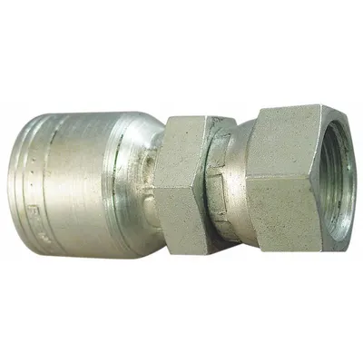 AEROQUIP Straight Hydraulic Crimp Fitting, Metric x Crimp, M18-1.5, -6 Hose - Aeroquip Crimp Hydraulic Hose Fittings with Metric Connection