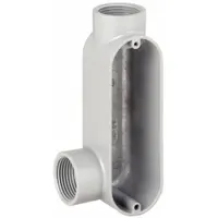 Conduit Outlet Body: Aluminum, 1 in Trade Size, LL Body, 12 cu in Body Capacity, Threaded Hub (MPN LL0100)