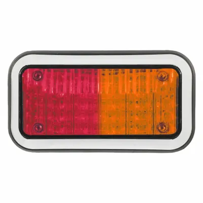 CODE 3 Perimeter Light: Emergency Vehicle Perimeter Light, Amber/Red, 6 W Watt - Emergency Vehicle Perimeter Lights