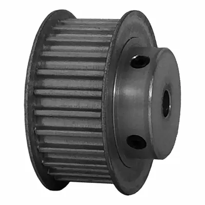 Dayton Timing Pulley: Curvilinear, Fixed, For 15 mm Belt Wd, 26 Teeth, 5 mm Pitch - HTD Section Fixed-Bore Timing Pulleys with Hub
