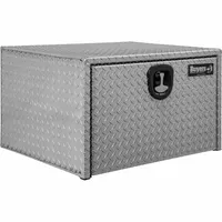 BUYERS PRODUCTS Underbody: Underbody Truck Box, Single Drop-Down Door Door, 18 in Overall Dp, Silver (MPN 1705116)