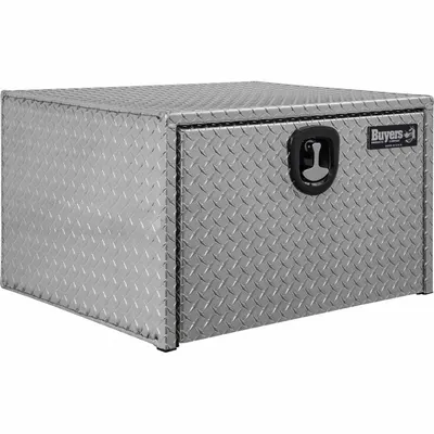 BUYERS PRODUCTS Underbody: Underbody Truck Box, Single Drop-Down Door Door, 18 in Overall Dp - Single Drop-Down Door Boxes