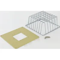 SCHNEIDER Thermostat Accessory Wire Guard: Screw-On, 6 1/2 in H x 6 5/8 in W x 3/14 in D (MPN AT-1163)