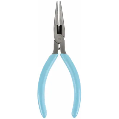 XCELITE Long Nose Plier: ESD-Safe, 1 1/4 in Max Jaw Opening, 5 1/2 in Overall Lg - Needle-Nose Pliers
