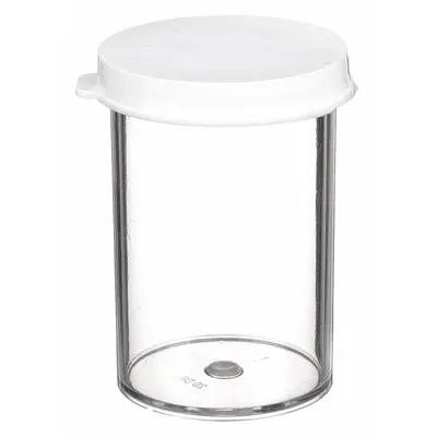 DYNALON Laboratory Jar: Polystyrene, Polystyrene, 0.6 fl oz, 28.57 mm Body Dia - Polystyrene Lab Jars