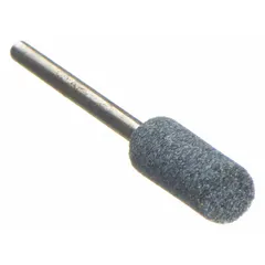 Aluminum Oxide Abrasive Point, Cylinder, 1/4 in Head Width, 9/16 in Head Length