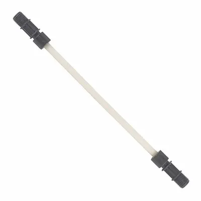 STENNER Pump Head Tubing: Santoprene, 1/4 in x 10 in, 25 psi Max. Pressure, NPT - Replacement Tubes for Peristaltic Pumps