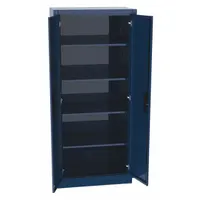 GREENE MANUFACTURING, INC. Storage Cabinet: 36 in x 24 in x 72 in, Recessed Pull Handle & Keyed (MPN WC3-3672)