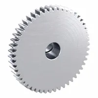 F-Loc Spur Gear: Module m 1, 50 Teeth, 10 mm Bore Dia, Stainless Steel, 20° Pressure Angle (MPN SUSF1-50)