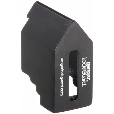 RANGER LOCK Standard & Long Shackle Padlock Guards: Steel, 5 1/4 in Guard Lg