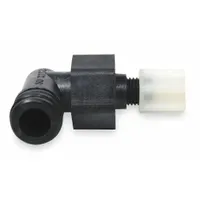ACORN Single Temperature Tee: Air-Trol®, Plastic, 1 1/8 in Overall Wd, 1 5/8 in Overall Ht, Black (MPN 2570-045-001)
