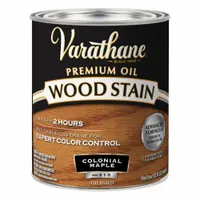 VARATHANE Wood Stain: Wood Stain, Interior, Oil, 1 qt Container Size, Wood, Satin, Colonial Maple (MPN 211712H)