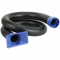 HAKKO Fume Extractor Duct Kit: 6 in Nozzle Wd, 3.9 ft Overall Lg, For Use With FA430 (MPN C1571)